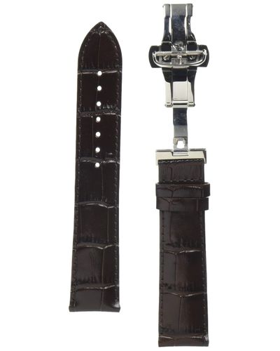 Tissot Unisex-adult Leather Calfskin Watch Strap Brown T600039965 | Lyst