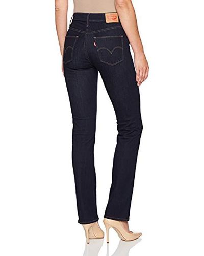 Levi's Denim Slimming Straight Jeans, Scenic Drive, 30 (us 10) R in Blue -  Lyst