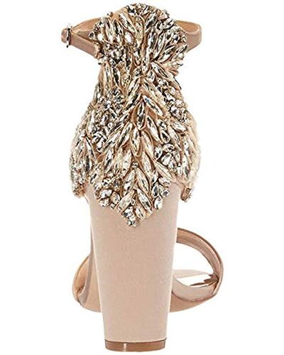 badgley mischka seina ankle strap sandal