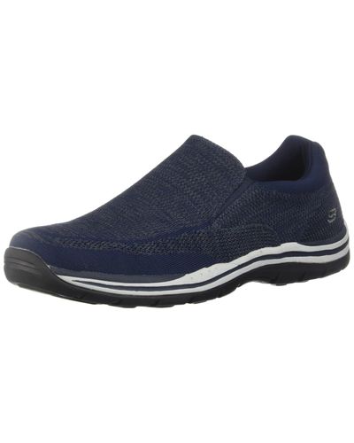 Skechers Expected Gomel Slip-on Loafer in Navy (Blue) for Men | Lyst