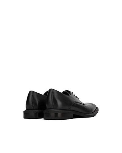 kenneth cole new york merge black moc toe lace ups