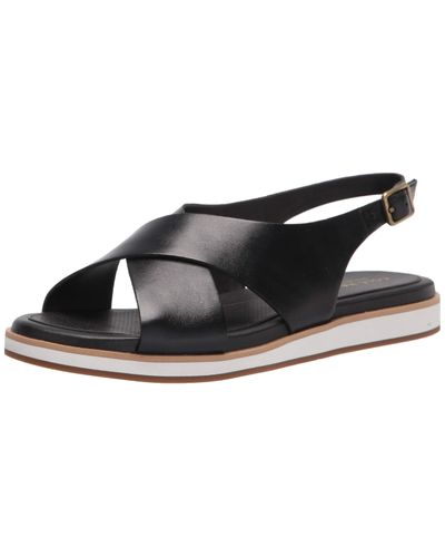 cole haan leather flat sandals