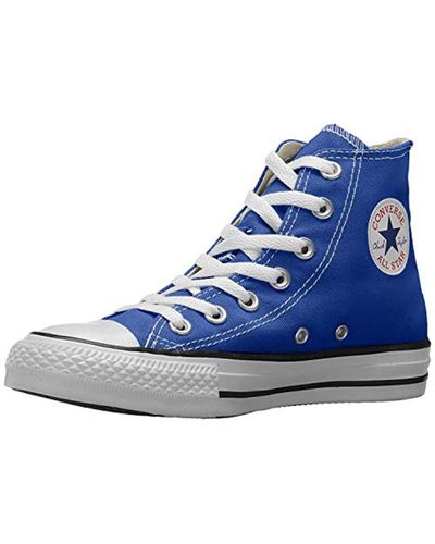 royal blue high top converse