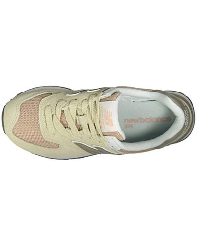 new balance 574 oyster with oxygen pink