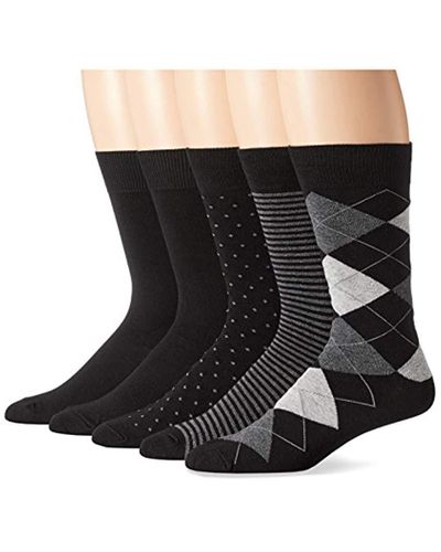 Pack of 5 Goodthreads Men's 5-Pack Patterned Socks