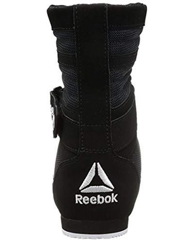 Reebok Boot Boxing Shoe, Black/white 