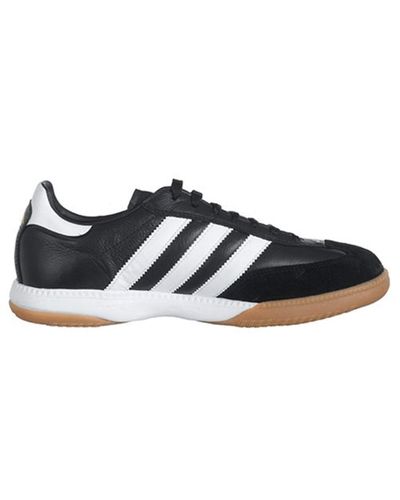 adidas Leather Performance Samba Millennium Indoor Soccer Cleat,black/white/gold,4 M Us for Lyst