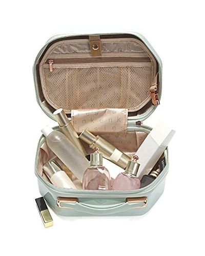 kensie 3d gemstone tsa lock spinner hardside luggage and tote