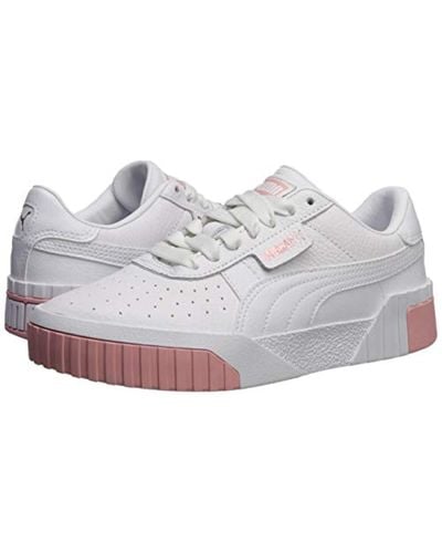 PUMA Rubber Cali Sneaker, White-rose Gold, 7.5 M Us - Lyst