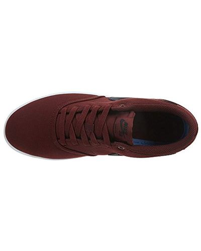 Nike Sb Check Solarsoft Canvas in Red 