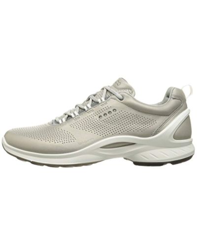 Ecco Leather Biom Fjuel Train Walking Shoe in Silver/Grey (Gray) for Men |  Lyst