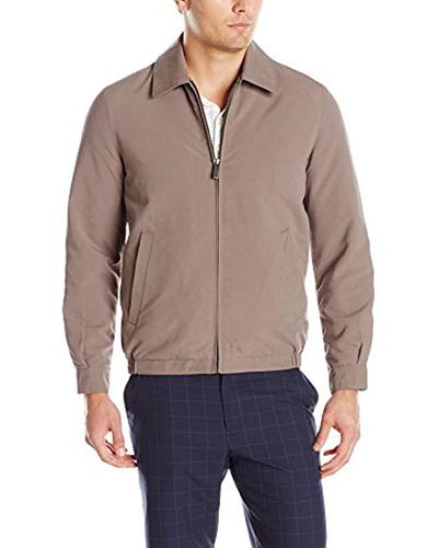 izod men's microfiber golf jacket