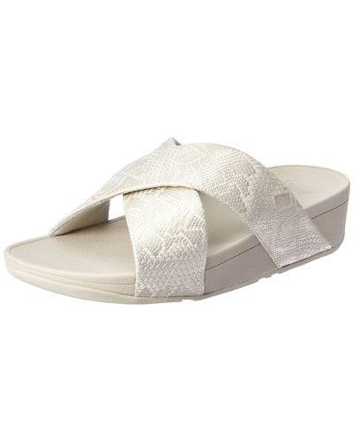 FitFlop Women's Lulu Python Print Slide Sandal | Luxury shoes women, Python print, Slide sandals