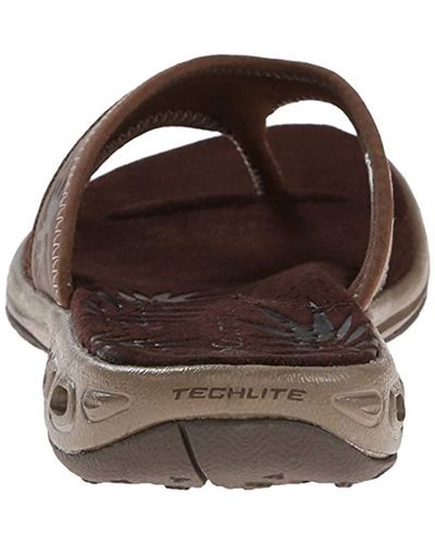 Columbia Leather Kambi Vent Sandal in Brown - Lyst