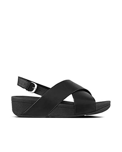 black back strap sandals