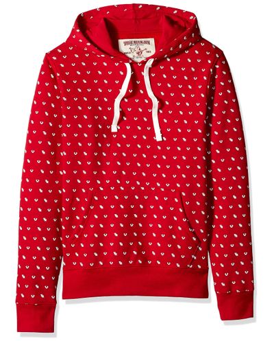 red true religion hoodie