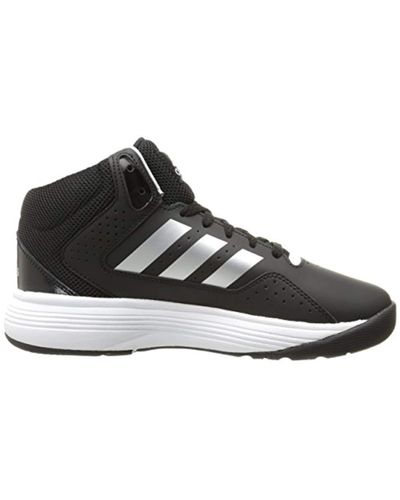 adidas Leather Neo Cloudfoam Ilation Mid Wide Basketball Shoe in Black for  Men - Lyst