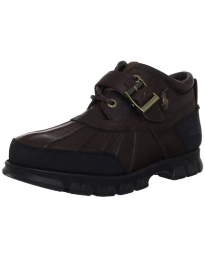 black polo dover boots