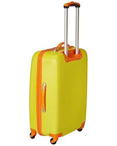 Anne Klein Hardside Spinner Luggage Suitcase in Yellow/Orange (Yellow) -  Lyst