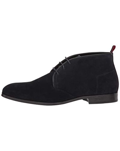 BOSS by HUGO BOSS Boheme Suede Lace Up Boot Chukka in Dark Blue (Blue) for Men Lyst