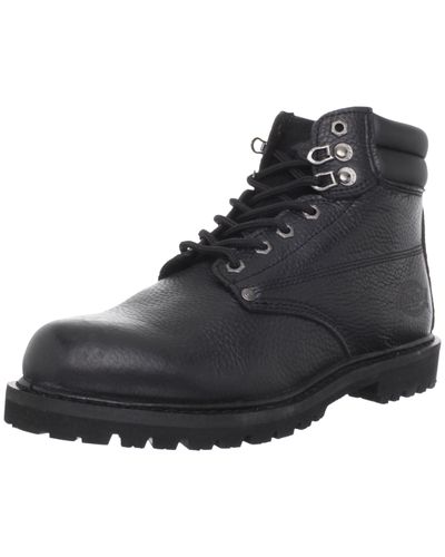 Dickies Leather Raider Steel Toe Work Boot in Black for Men - Lyst