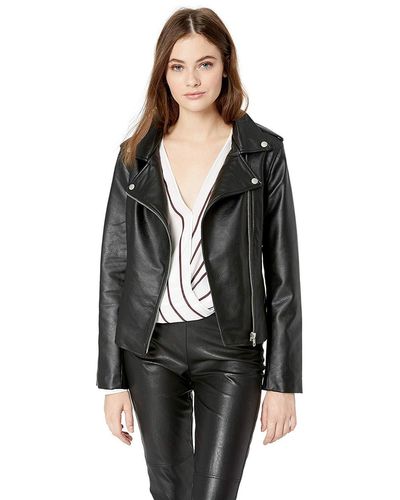 bb dakota black leather jacket