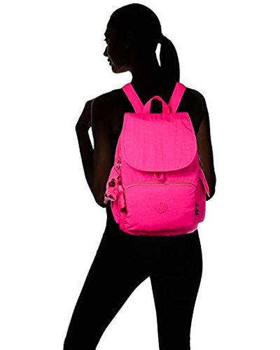 kipling surfer pink