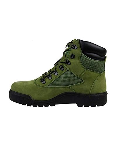 green timberland field boots