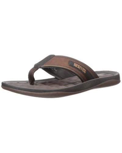 kenneth cole men's leather flip flops
