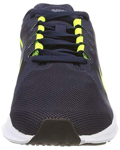nike men's black downshifter 8 running shoes