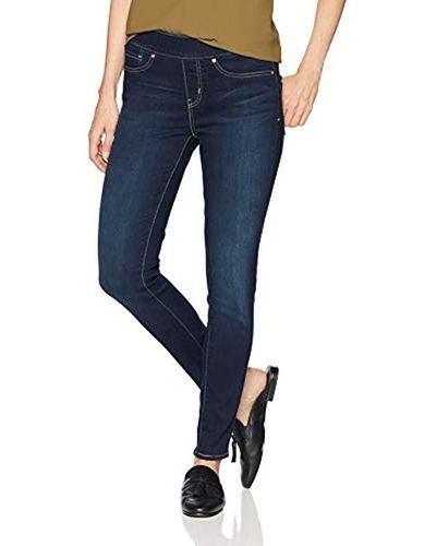 Signature by Levi Strauss & Co. Gold Label Denim Totally Shaping Pull-on  Skinny Jeans in Blue - Lyst