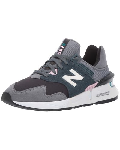 New Balance Rubber Ws997 W Shoes in Black/Purple (Black) - Lyst