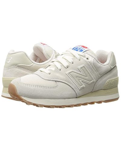 New Balance Rubber 574 Retro Sport Pack Lifestyle Fashion Sneaker | Lyst