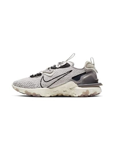 nike react vision grey trainers