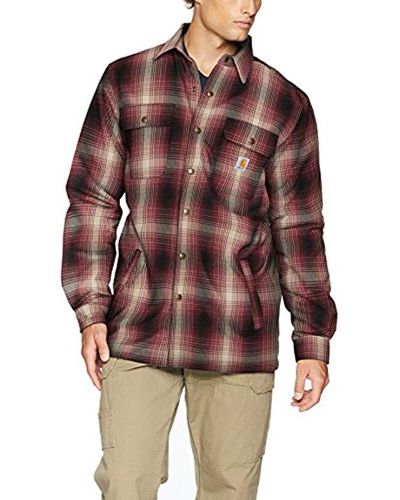 sherpa lined carhartt flannel Promotion OFF55%