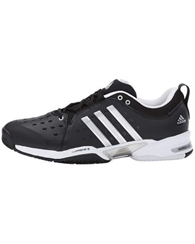adidas Synthetic Barricade Classic Wide 4e Tennis Shoe in Metallic for Men  - Lyst