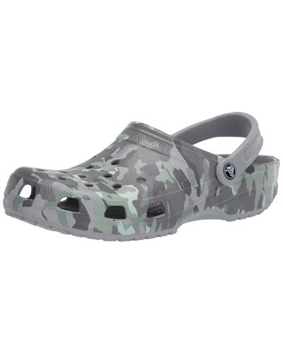 mint camo crocs