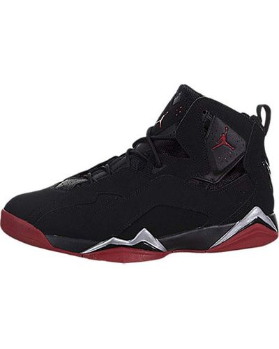 Nike Synthetic Jordan True Flight Black/gym Red Metallic Silver Basketball  Shoe 11 Us for Men - Lyst