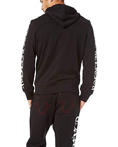true religion black sweater