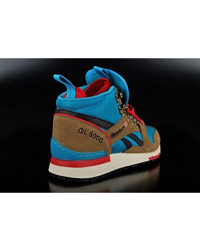 Reebok Gl 6000 Mid Thatch Blue Red Sneaker for Men | Lyst UK