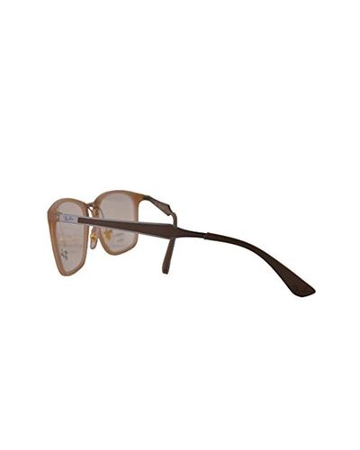 Ray-Ban Rb 7131 Eyeglasses 55-19-145 Transparent Beige W/demo Clear Lens  8018 Rx Rx7131 Rb7131 for Men - Lyst