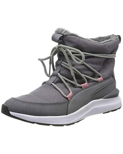 Adela Winter Boot, Botas de Nieve para Mujer PUMA de color Gris | Lyst