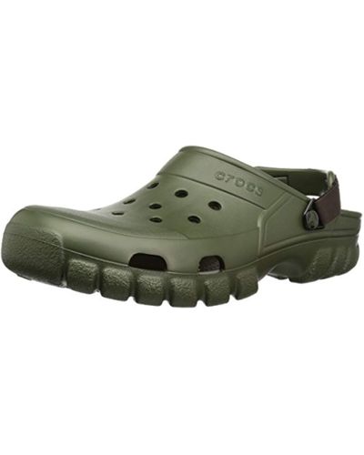 crocs offroad army green
