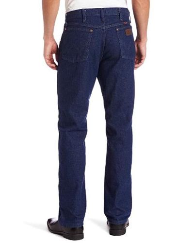 Wrangler Cotton Original Cowboy Cut Relaxed Fit Jean, Blue, 37x34 for ...