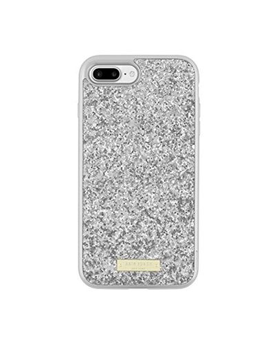 Kate Spade Glitter Case For Iphone 7 Plus Exposed Glitter Rose Gold In Metallic Lyst