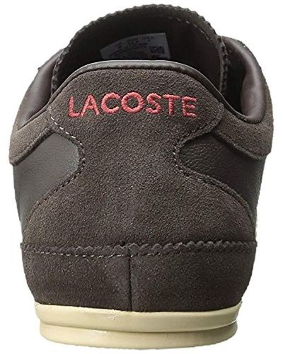 Lacoste Suede Misano 22 Lcr Fashion Sneaker in Dark Brown (Brown) for Men -  Lyst