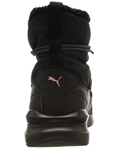 PUMA Adela Winter Boot Snow in Black | Lyst UK