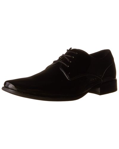 calvin klein black patent shoes