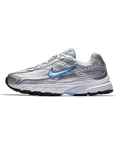 nike initiator silver blue