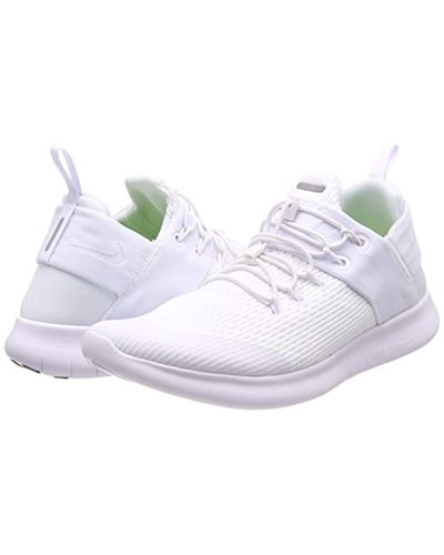 Nike Free Rn Cmtr 2017 Running Shoes in White (White) (White) for Men - Lyst